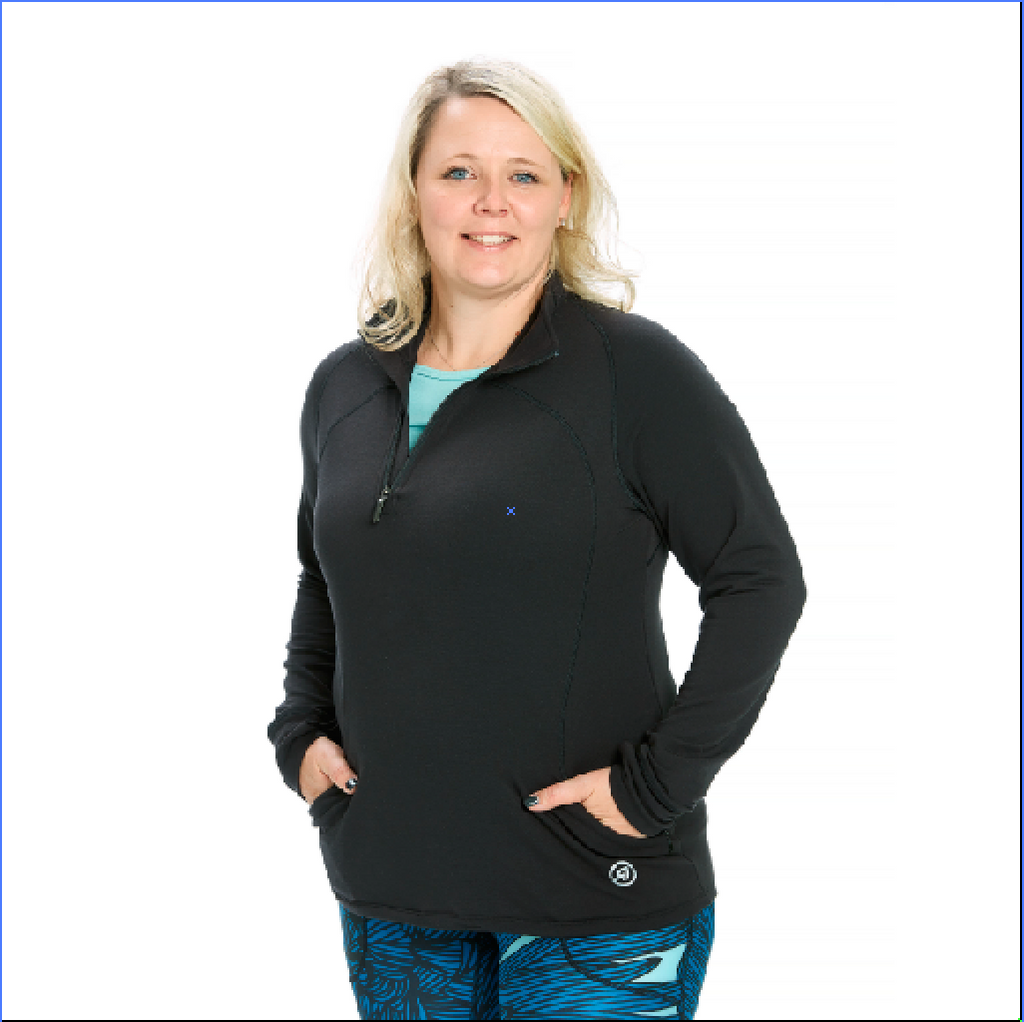 Plus Size Active Wear Jacket Rsport Element Half Zip