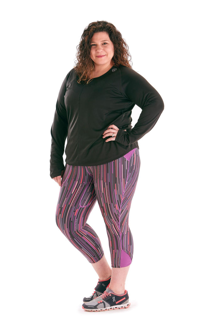 Long Sleeve Plus Size Workout Shirt | Rsport Workout Gear for Athenas