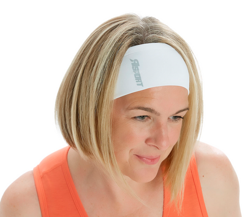 Trifecta Headband in White - Rsport
